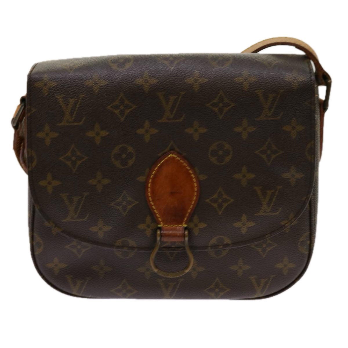 LOUIS VUITTON Monogram Saint Cloud GM Shoulder Bag M51242 LV 69714