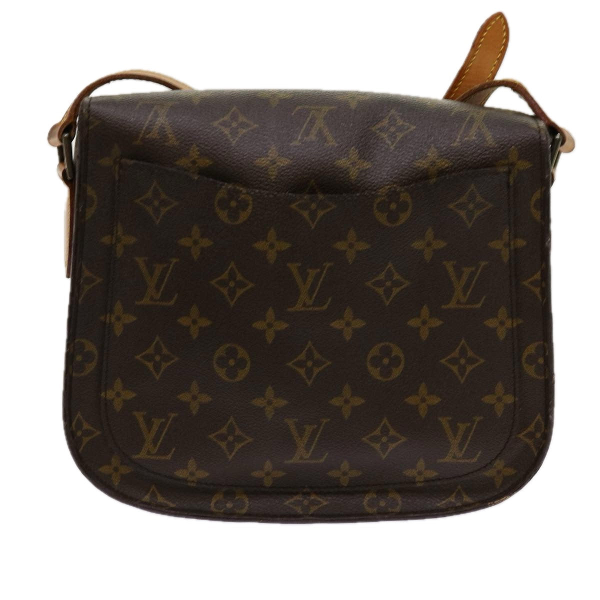 LOUIS VUITTON Monogram Saint Cloud GM Shoulder Bag M51242 LV 69714