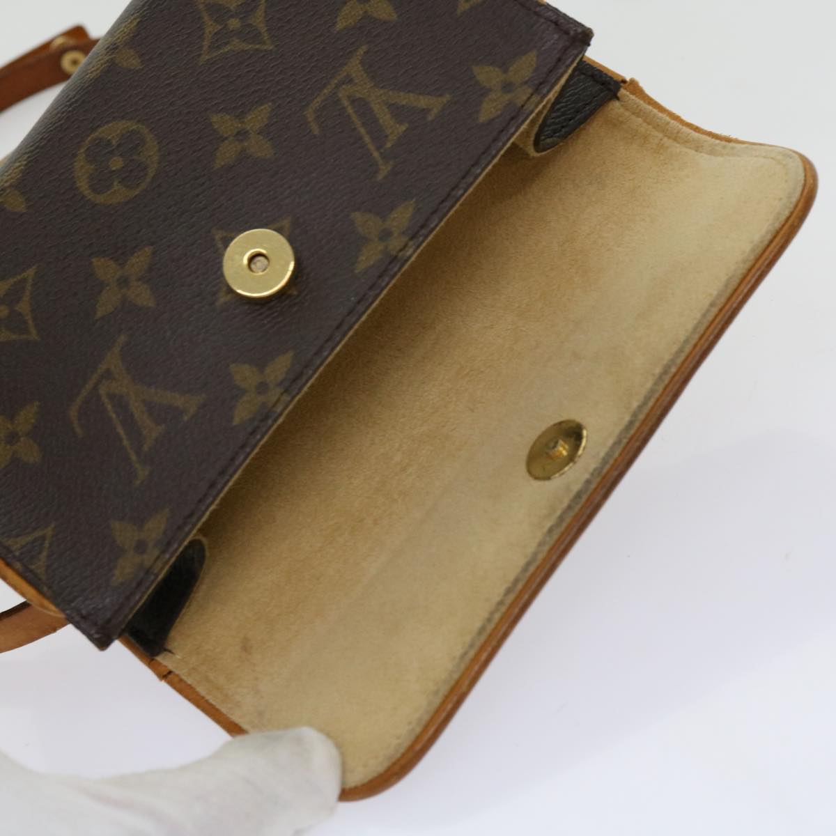 LOUIS VUITTON Monogram Pochette Florentine Waist bag M51855 LV 69716