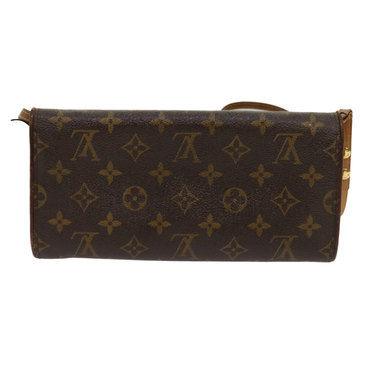LOUIS VUITTON Monogram Pochette Twin GM Shoulder Bag M51852 LV 69717