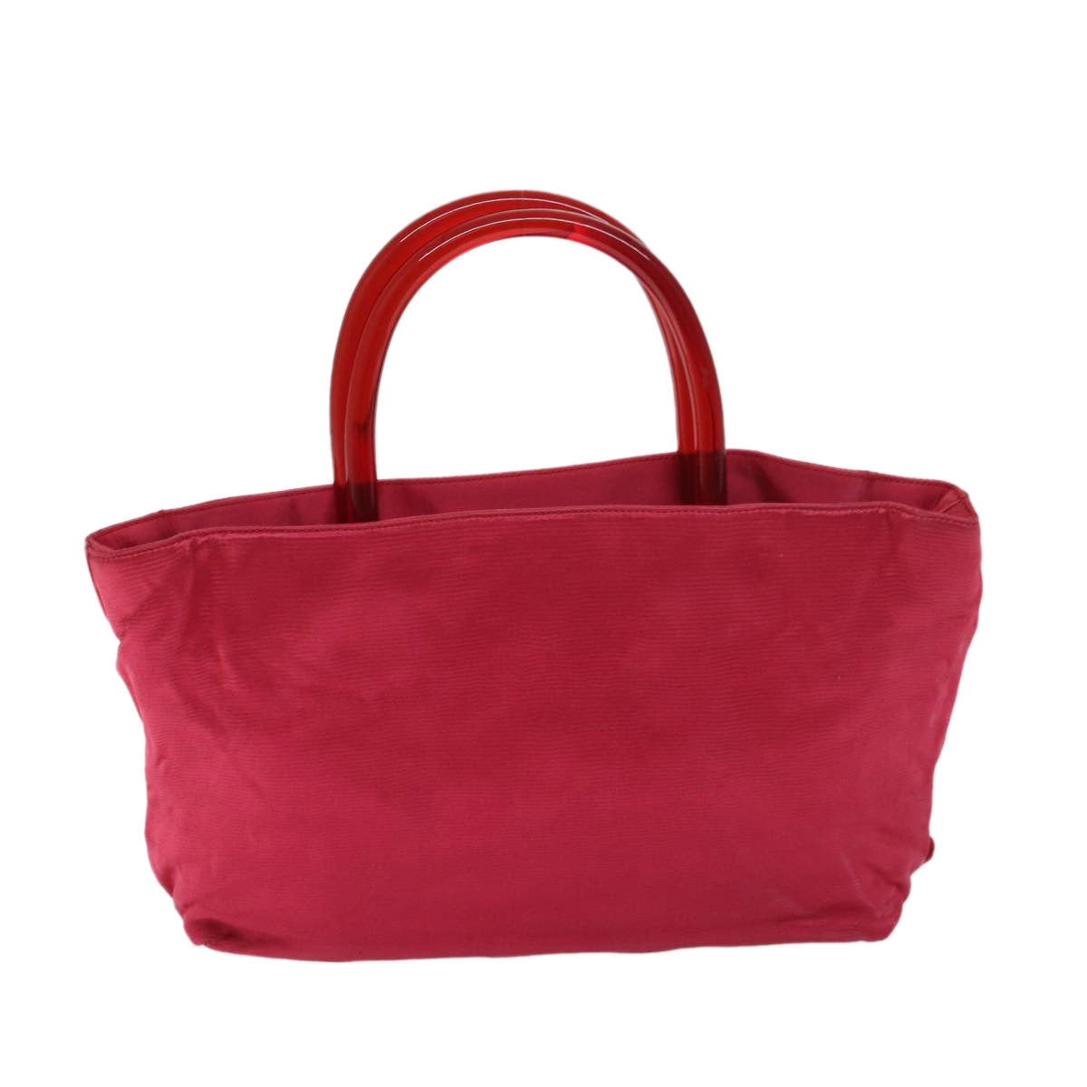 Luxury PradaHand Bag Satin Red 69745