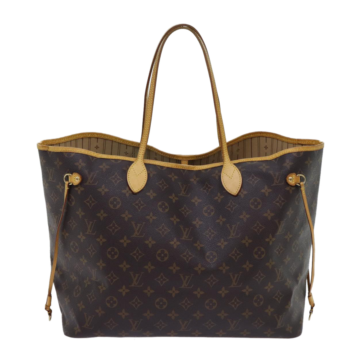 LOUIS VUITTON Monogram Neverfull GM Tote Bag M40157 LV 69756