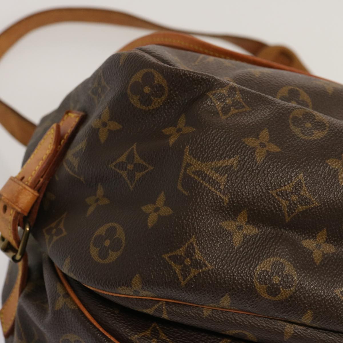 LOUIS VUITTON Monogram Saumur 35 Shoulder Bag M42254 LV 69757