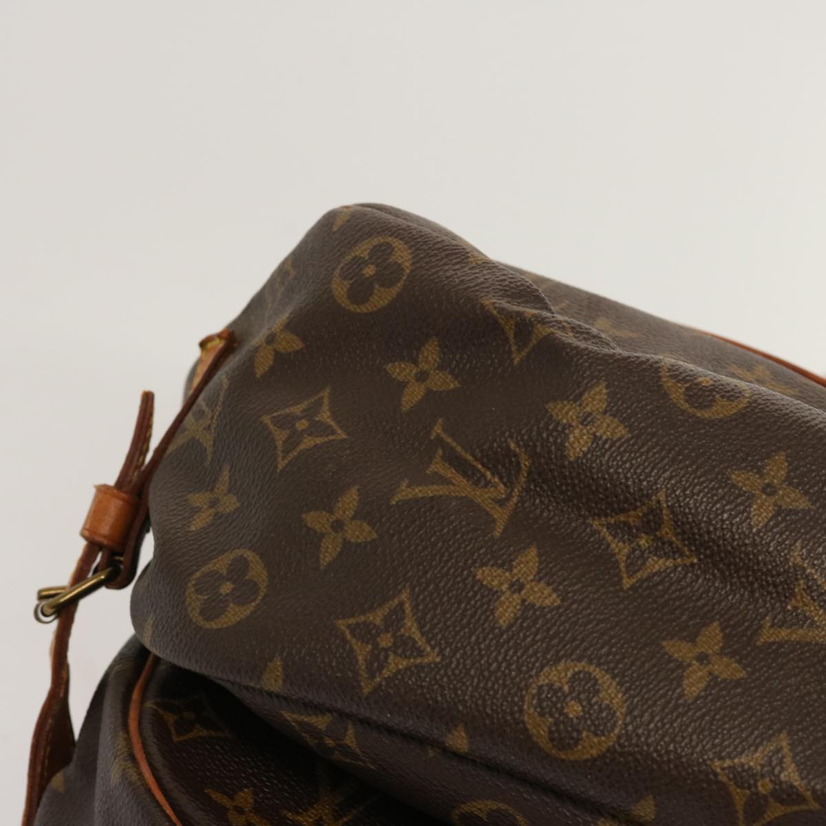 LOUIS VUITTON Monogram Saumur 35 Shoulder Bag M42254 LV 69757