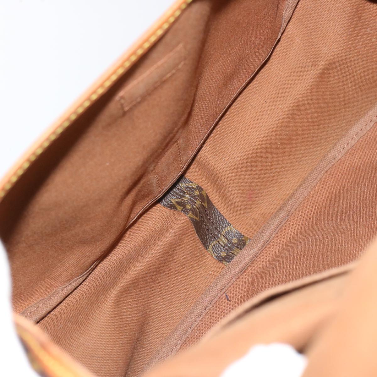 LOUIS VUITTON Monogram Saumur 35 Shoulder Bag M42254 LV 69757