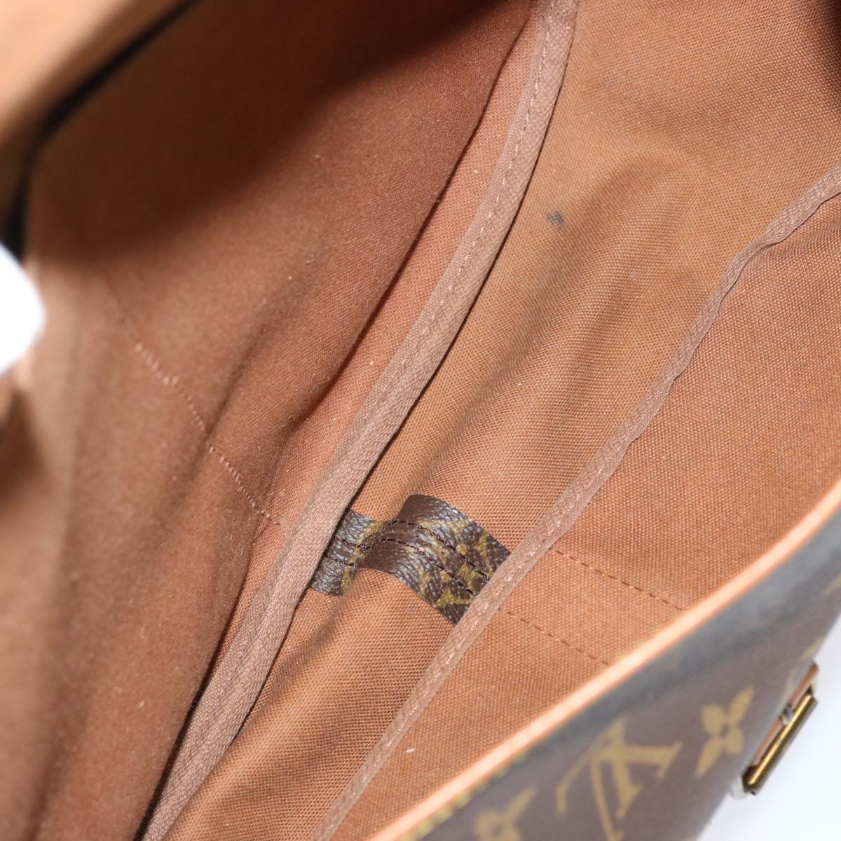 LOUIS VUITTON Monogram Saumur 35 Shoulder Bag M42254 LV 69757