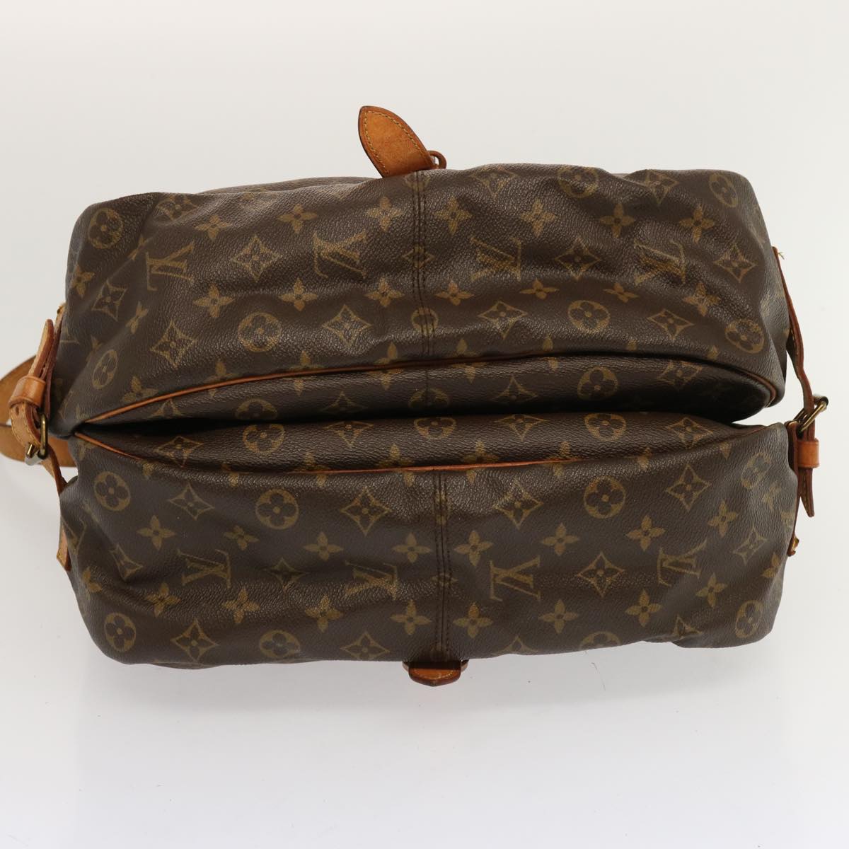 LOUIS VUITTON Monogram Saumur 35 Shoulder Bag M42254 LV 69757