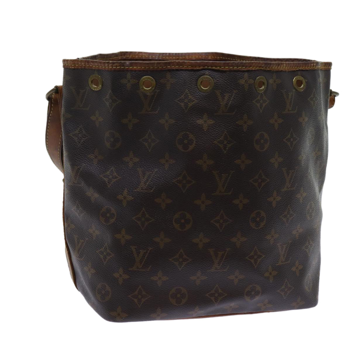 LOUIS VUITTON Monogram Petit Noe Shoulder Bag M42226 LV 69760