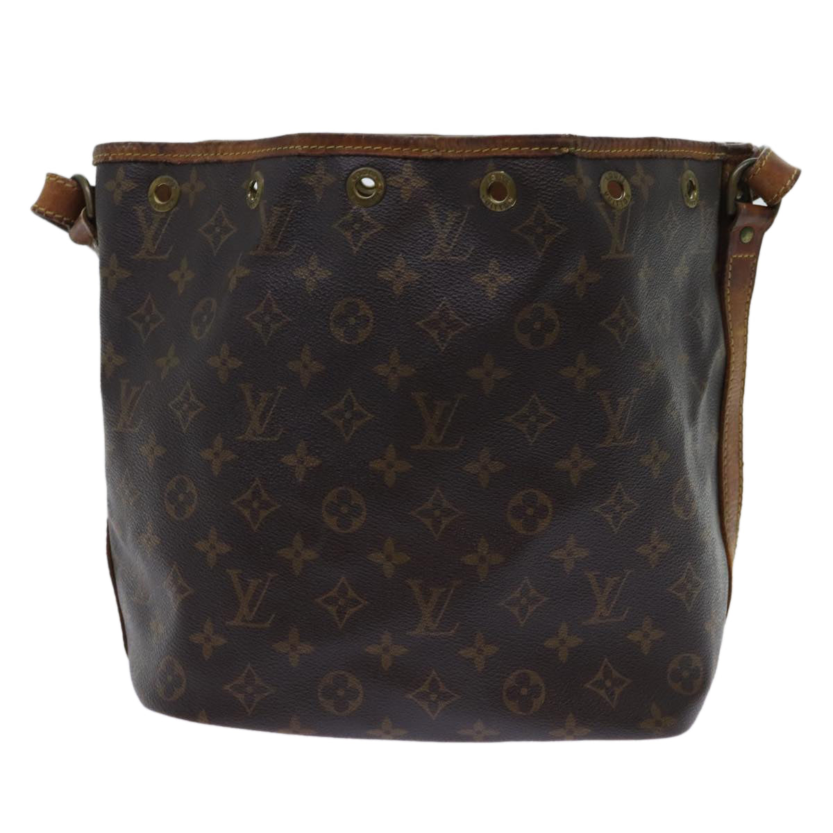 LOUIS VUITTON Monogram Petit Noe Shoulder Bag M42226 LV 69760