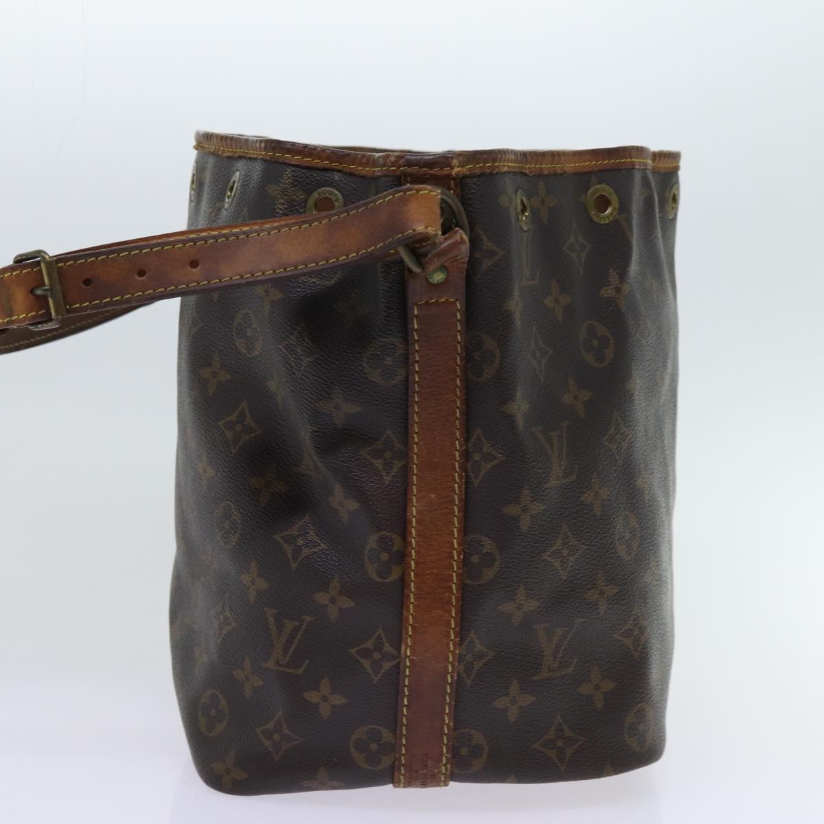 LOUIS VUITTON Monogram Petit Noe Shoulder Bag M42226 LV 69760