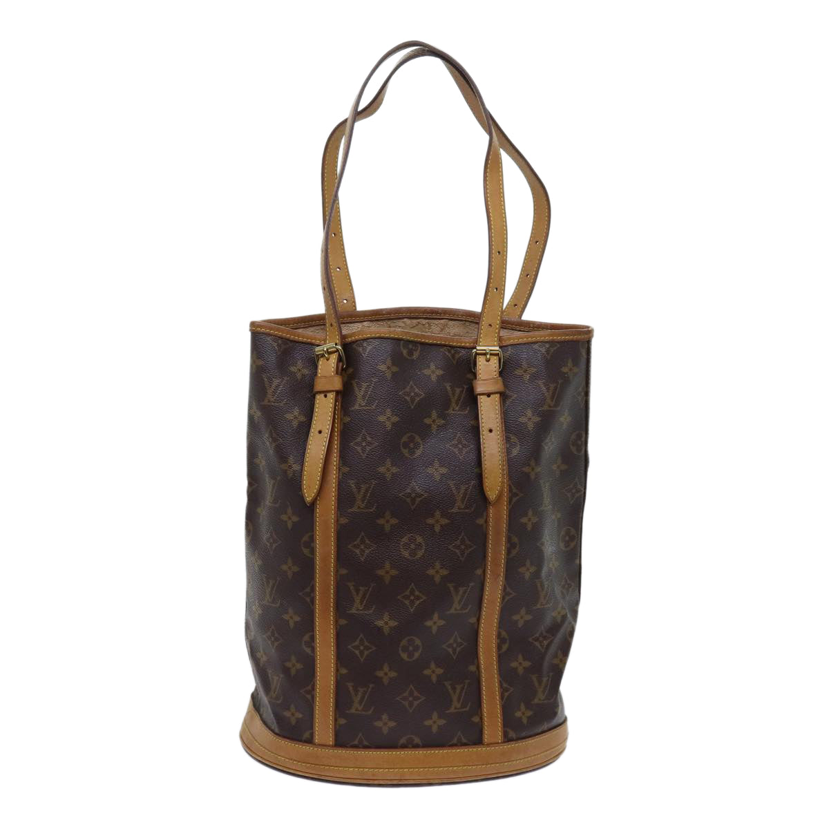 LOUIS VUITTON Monogram Bucket GM Shoulder Bag M42236 LV 69763