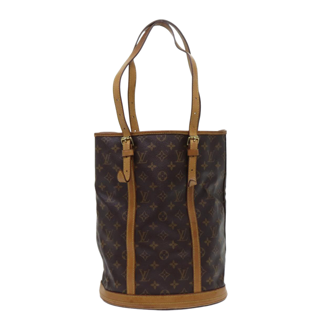 LOUIS VUITTON Monogram Bucket GM Shoulder Bag M42236 LV 69763