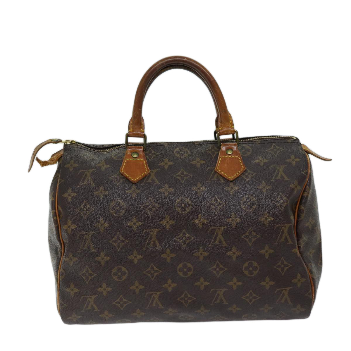 LOUIS VUITTON Monogram Speedy 30 Hand Bag M41526 LV 69765