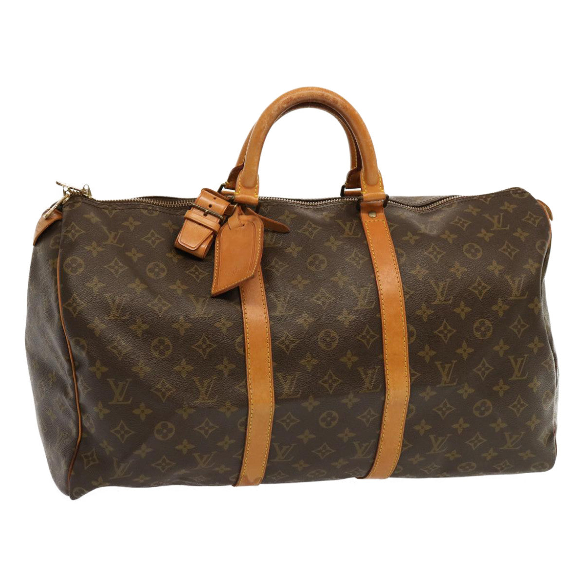 LOUIS VUITTON Monogram Keepall 50 Boston Bag M41426 LV 69767