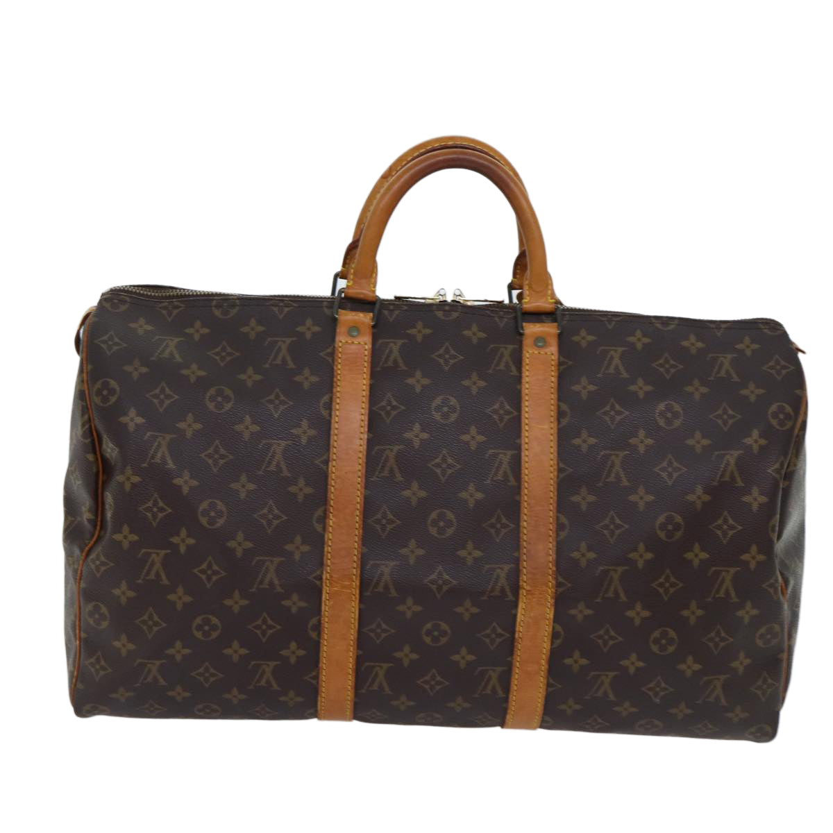 LOUIS VUITTON Monogram Keepall 50 Boston Bag M41426 LV 69768
