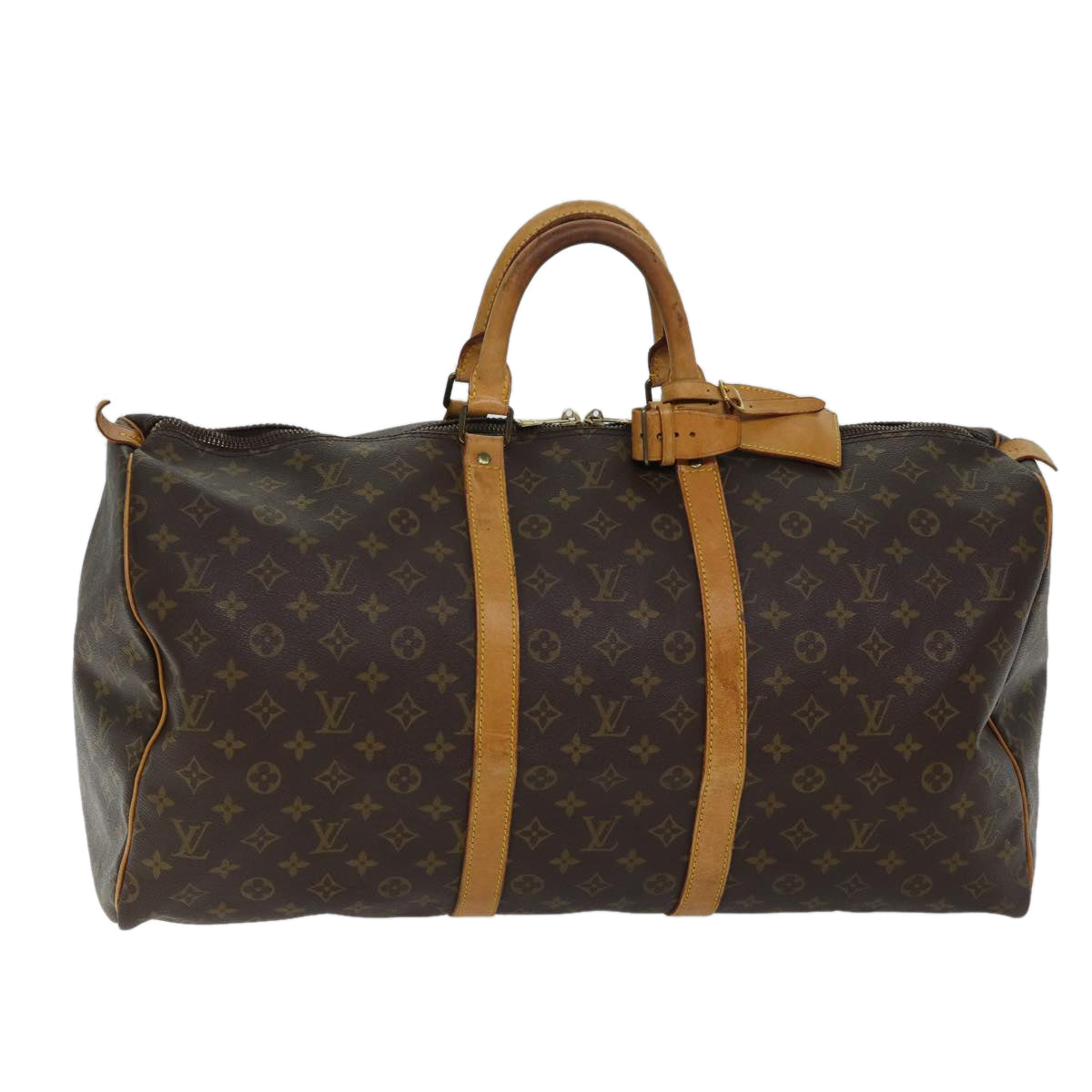 LOUIS VUITTON Monogram Keepall 55 Boston Bag M41424 LV 69769