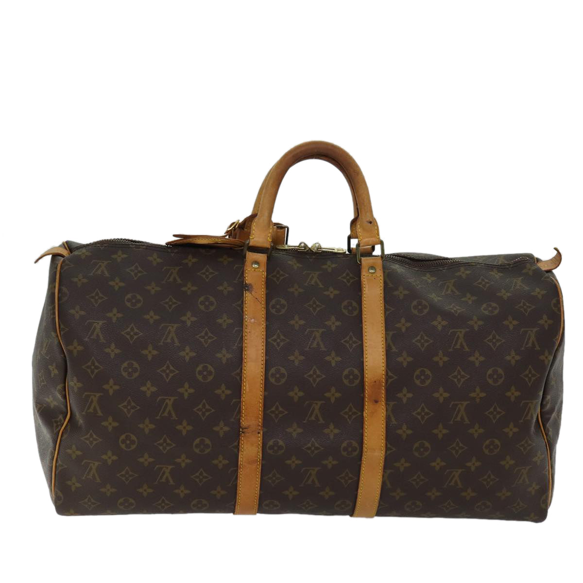 LOUIS VUITTON Monogram Keepall 55 Boston Bag M41424 LV 69769