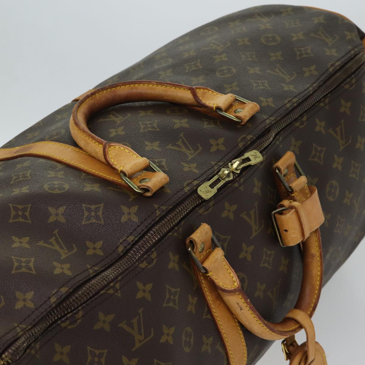 LOUIS VUITTON Monogram Keepall 55 Boston Bag M41424 LV 69769