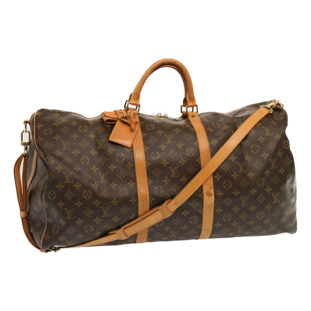 LOUIS VUITTON Monogram Keepall Bandouliere 60 Boston Bag M41412 LV 69770