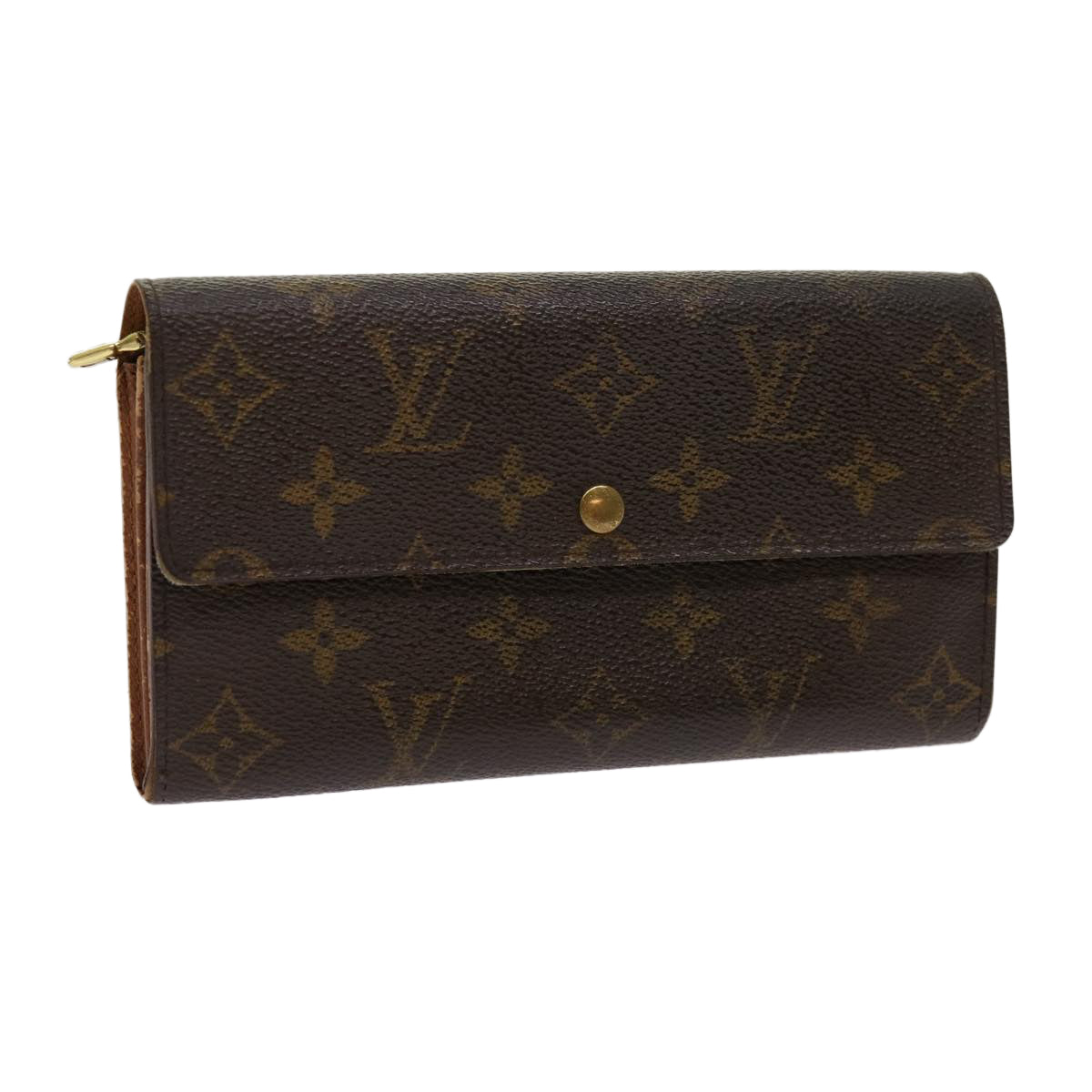 LOUIS VUITTON Monogram Pochette Porte Monnaie Credit Wallet M61725 69794