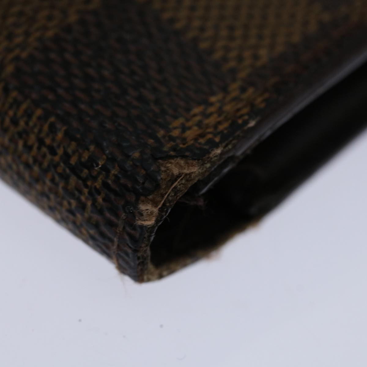 LOUIS VUITTON Damier Ebene Porte Tresor Etui Papie Wallet N61202 LV 69798