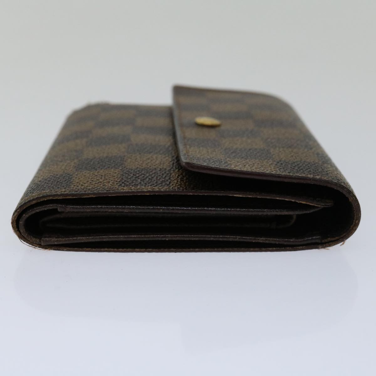 LOUIS VUITTON Damier Ebene Porte Tresor Etui Papie Wallet N61202 LV 69798