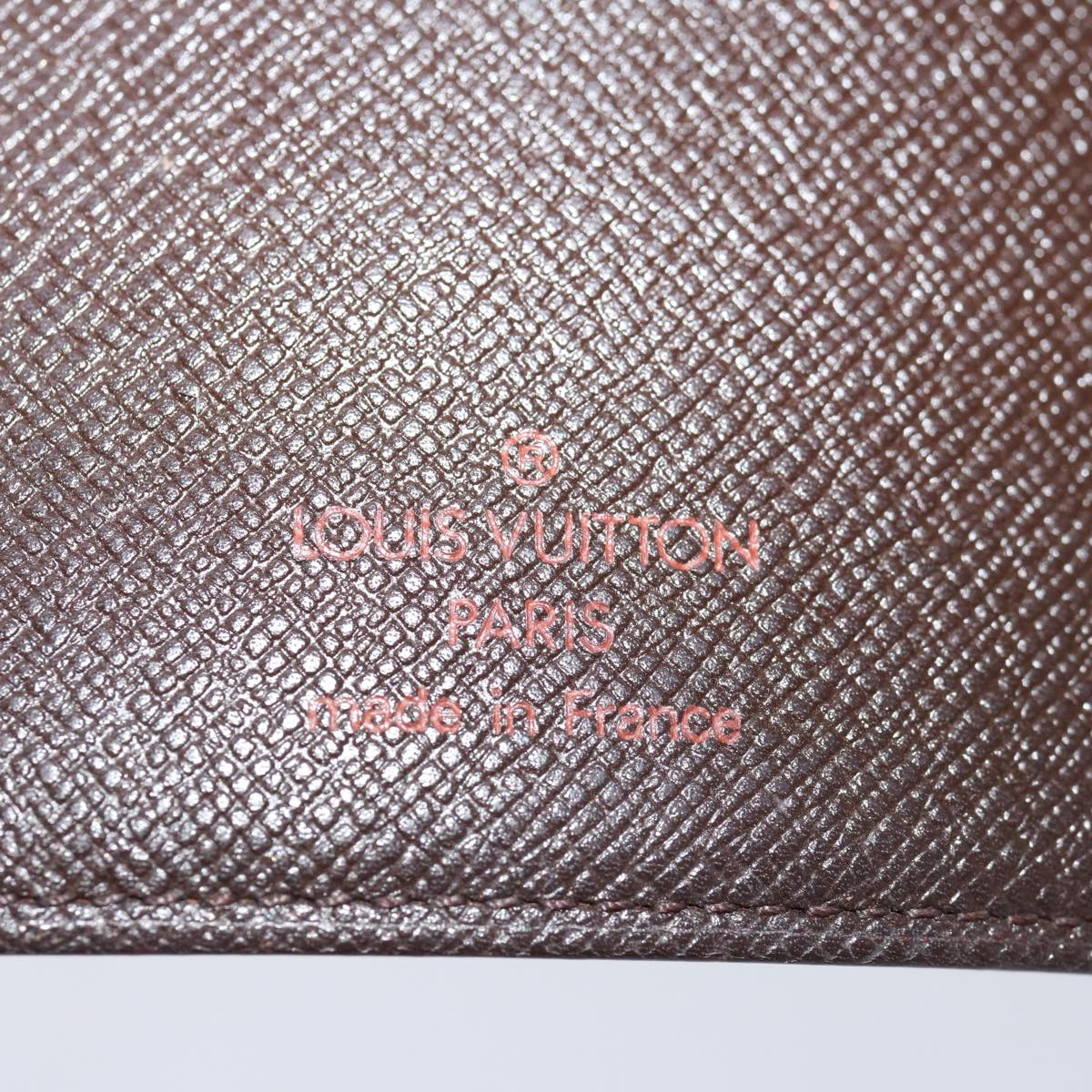 LOUIS VUITTON Damier Ebene Agenda MM Day Planner Cover R20240 LV 69800