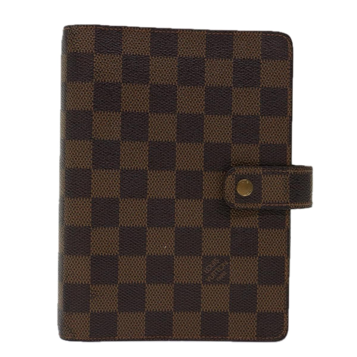 LOUIS VUITTON Damier Ebene Agenda MM Day Planner Cover R20240 LV 69800