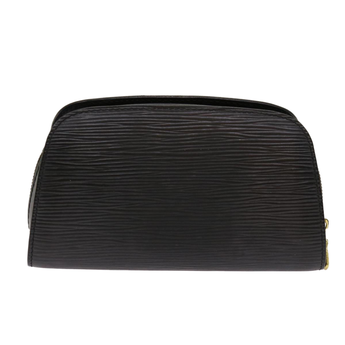 LOUIS VUITTON Epi Dauphine PM Pouch Black M48442 LV 69805
