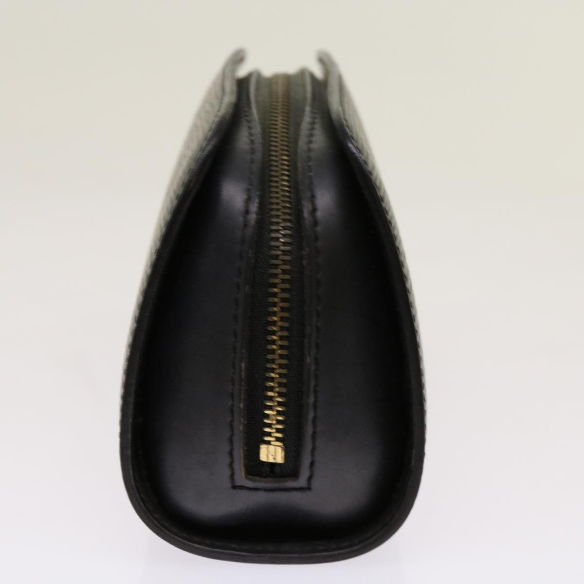 LOUIS VUITTON Epi Dauphine PM Pouch Black M48442 LV 69805