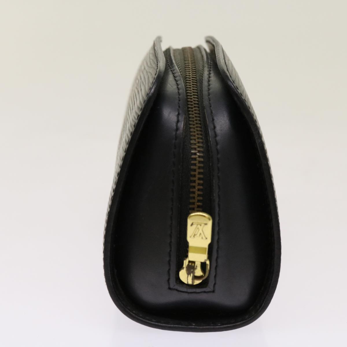 LOUIS VUITTON Epi Dauphine PM Pouch Black M48442 LV 69805