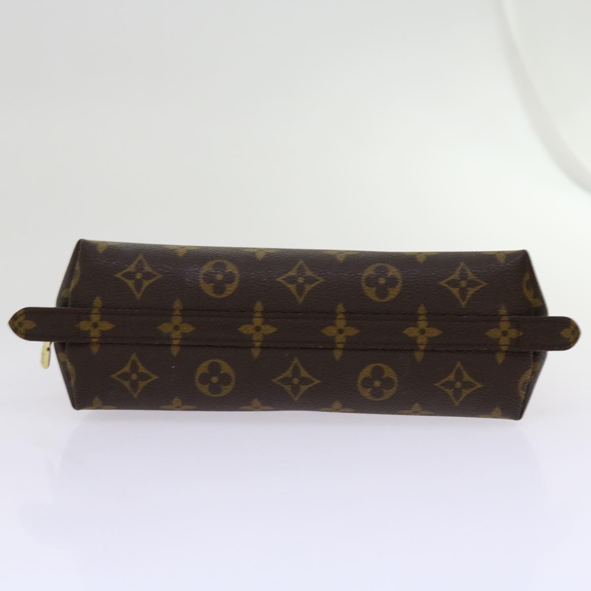 LOUIS VUITTON Monogram Trousse Demi Ronde Cosmetic Pouch M47520 LV 69807