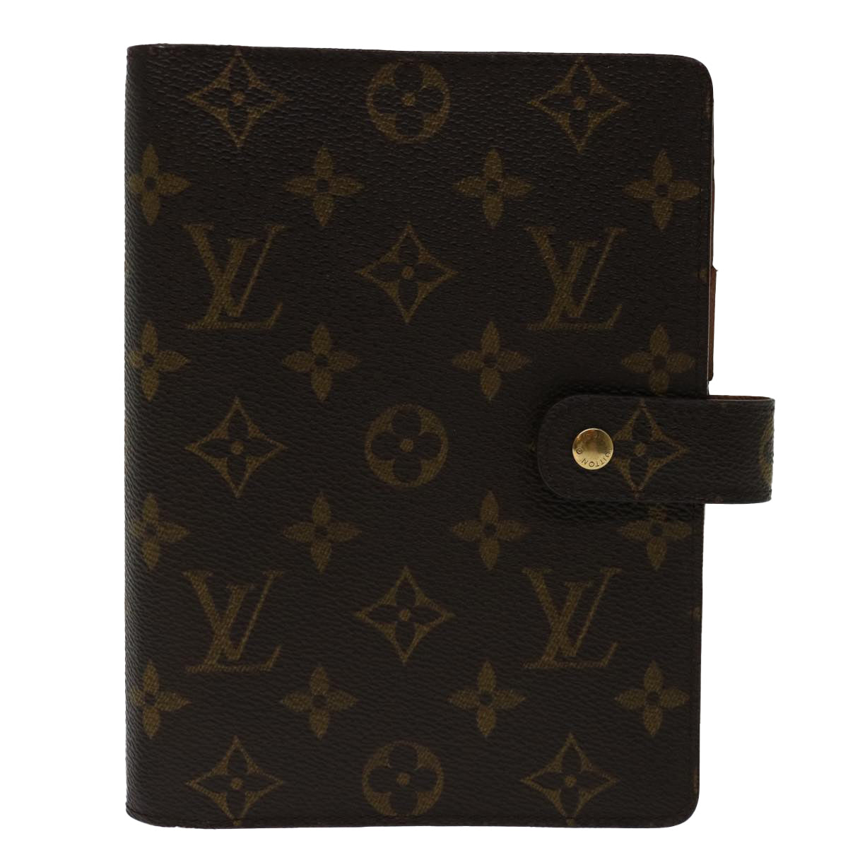 LOUIS VUITTON Monogram Agenda MM Day Planner Cover R20105 LV 69822