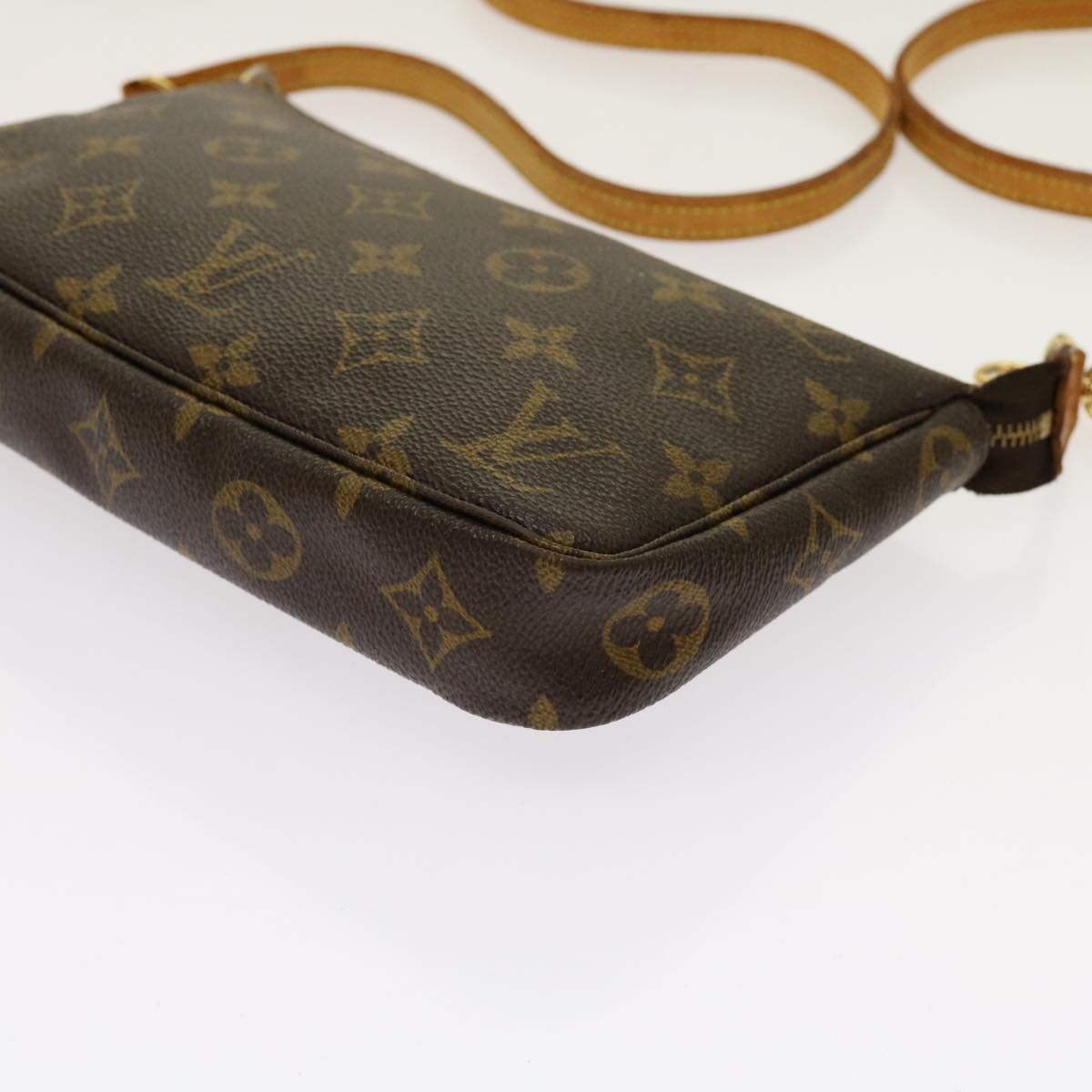 LOUIS VUITTON Monogram Pochette Accessoires Pouch M51980 LV 69825