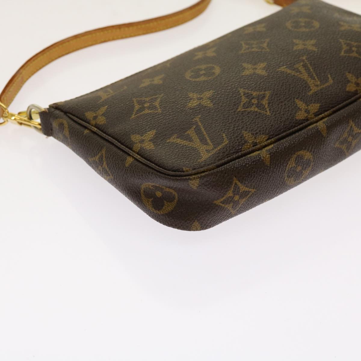 LOUIS VUITTON Monogram Pochette Accessoires Pouch M51980 LV 69825