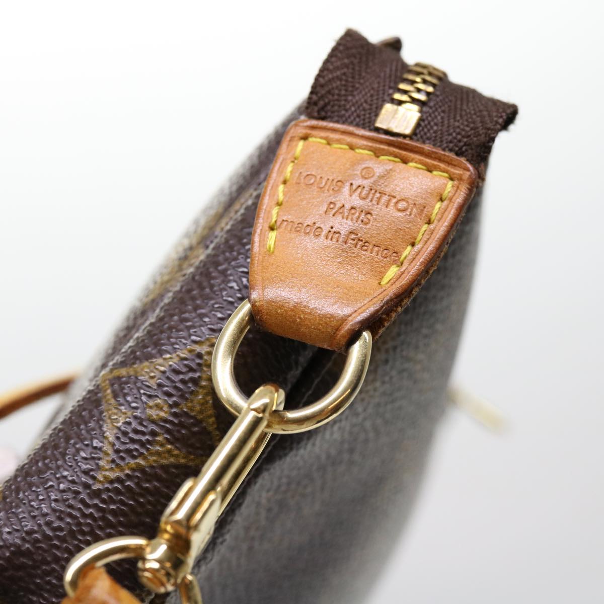 LOUIS VUITTON Monogram Pochette Accessoires Pouch M51980 LV 69825