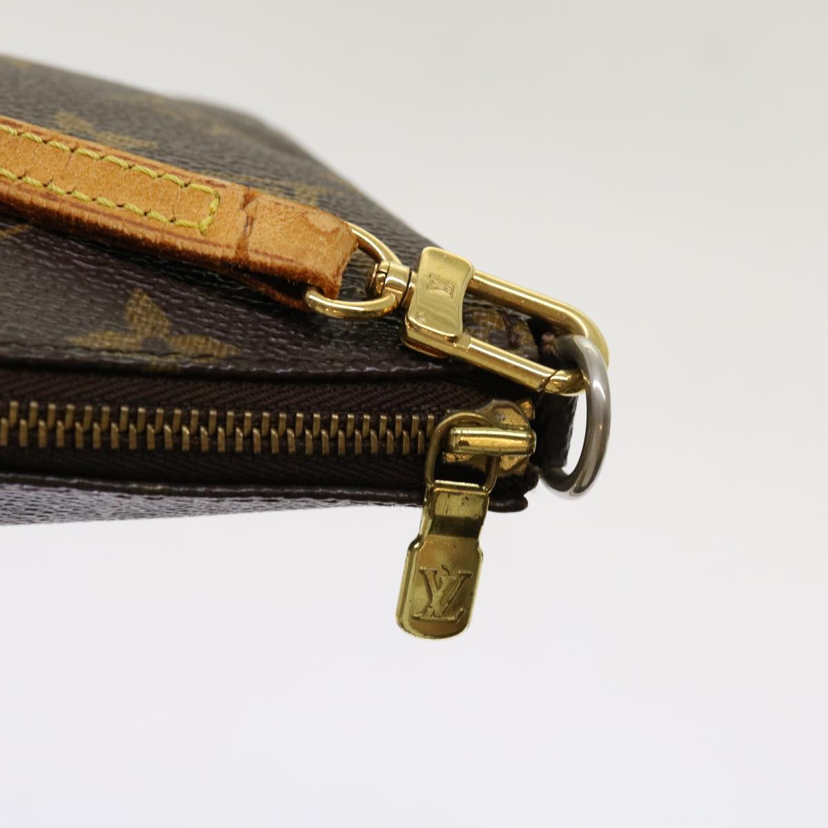 LOUIS VUITTON Monogram Pochette Accessoires Pouch M51980 LV 69825