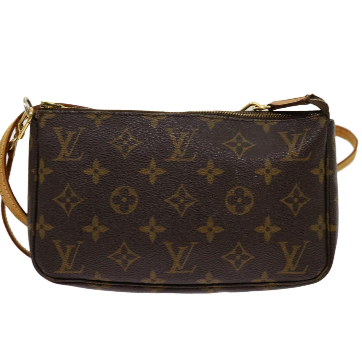 LOUIS VUITTON Monogram Pochette Accessoires Pouch M51980 LV 69825