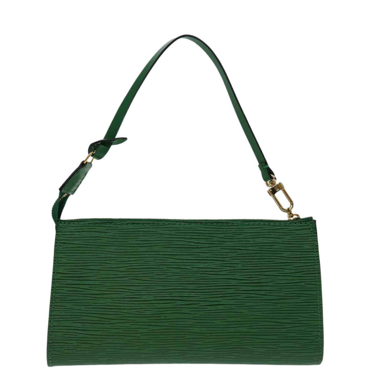 LOUIS VUITTON Epi Pochette Accessoires Pouch Green M52984 LV 69826