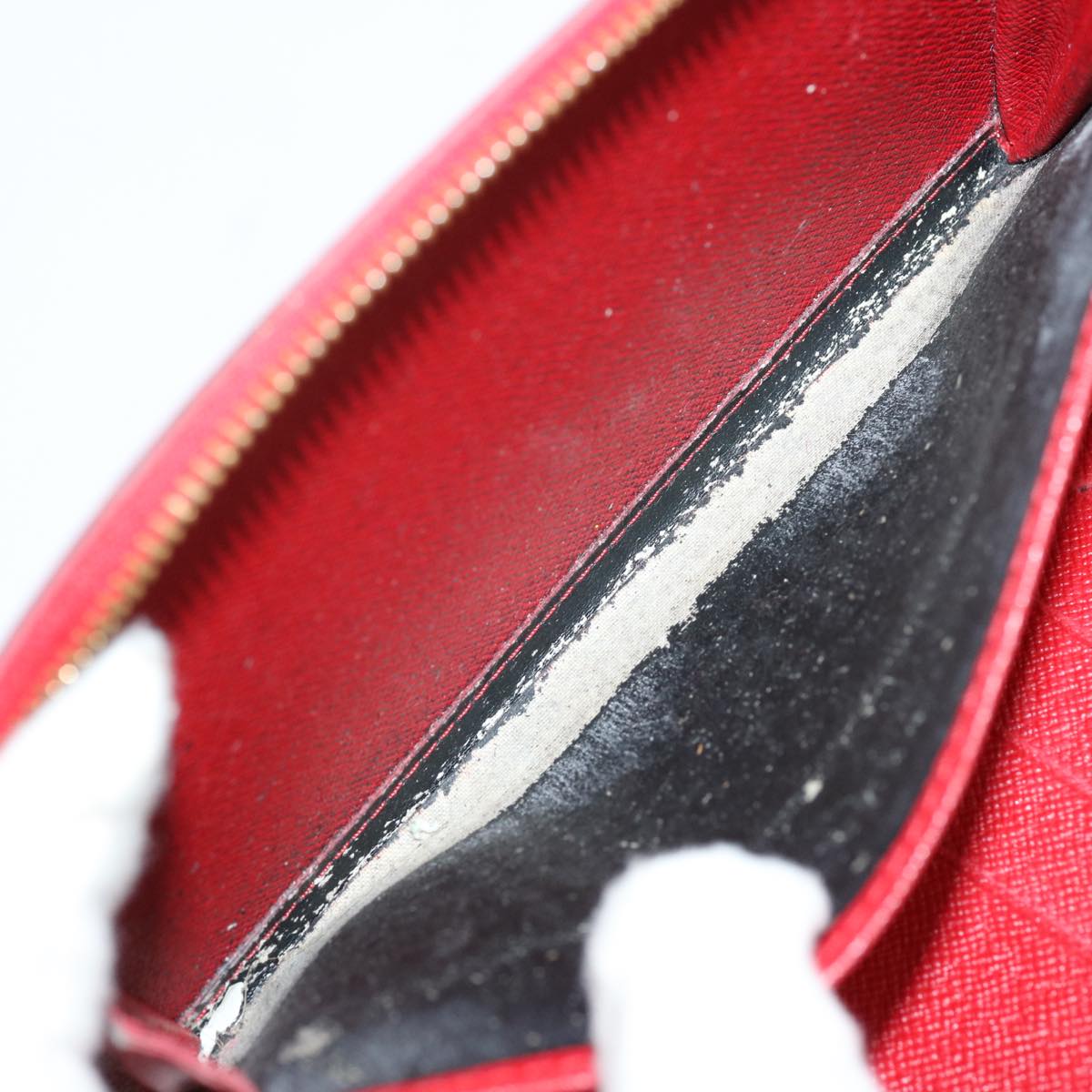 LOUIS VUITTON Epi Agenda Geode Wallet Red M63877 LV 69833