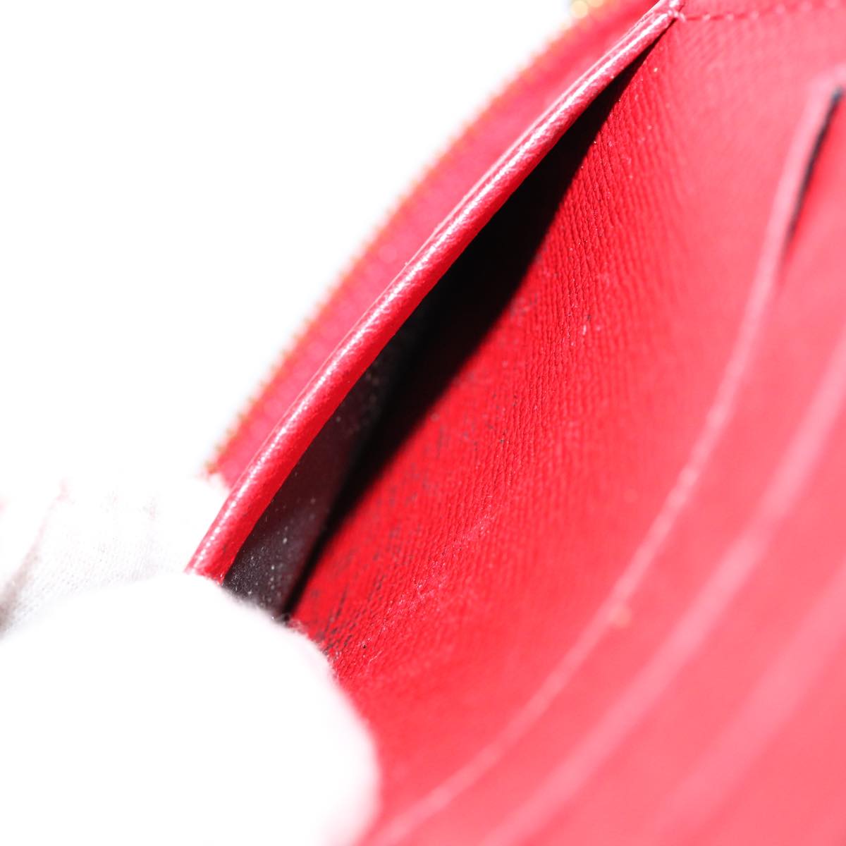 LOUIS VUITTON Epi Agenda Geode Wallet Red M63877 LV 69833