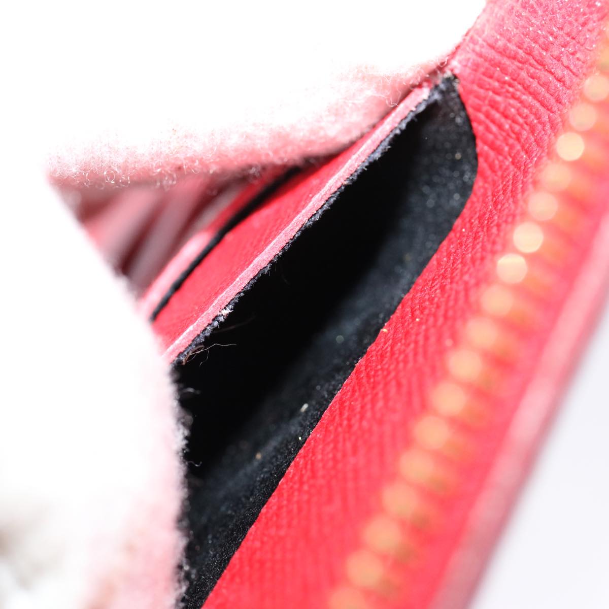 LOUIS VUITTON Epi Agenda Geode Wallet Red M63877 LV 69833