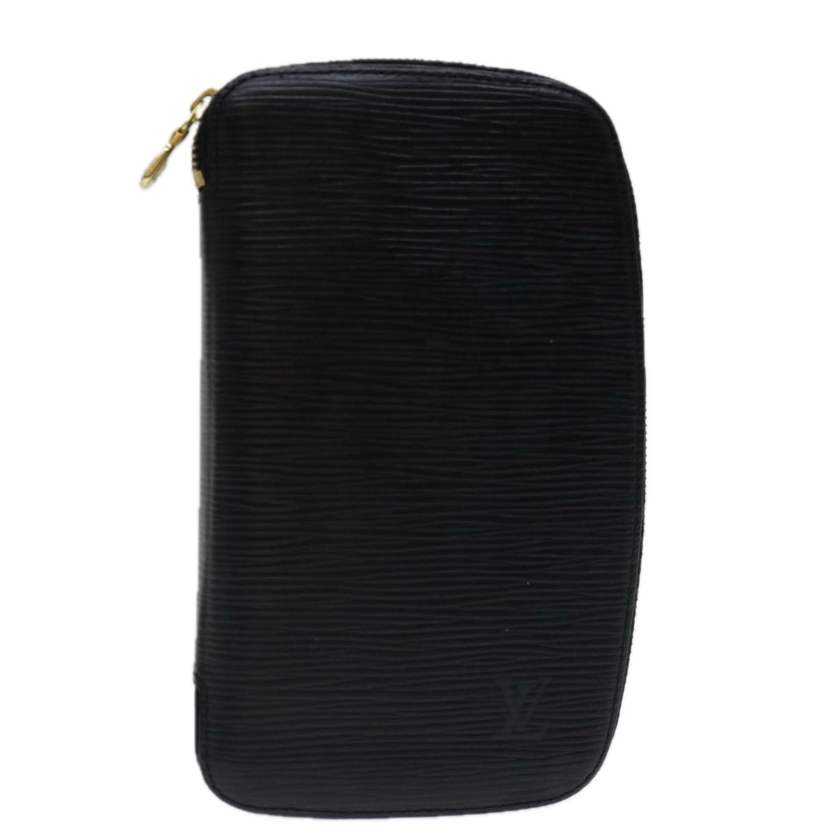 LOUIS VUITTON Epi Agenda Geode Travel Case Black M63872 LV 69834