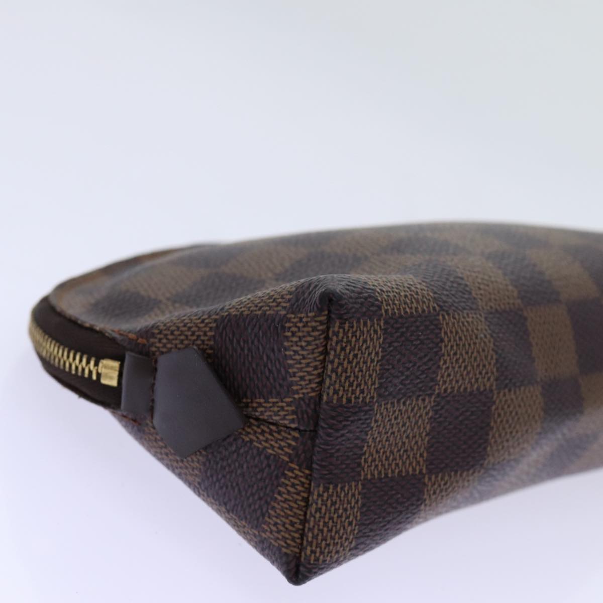 LOUIS VUITTON Damier Ebene Pochette Cosmetic PM Pouch N47516 LV 69835