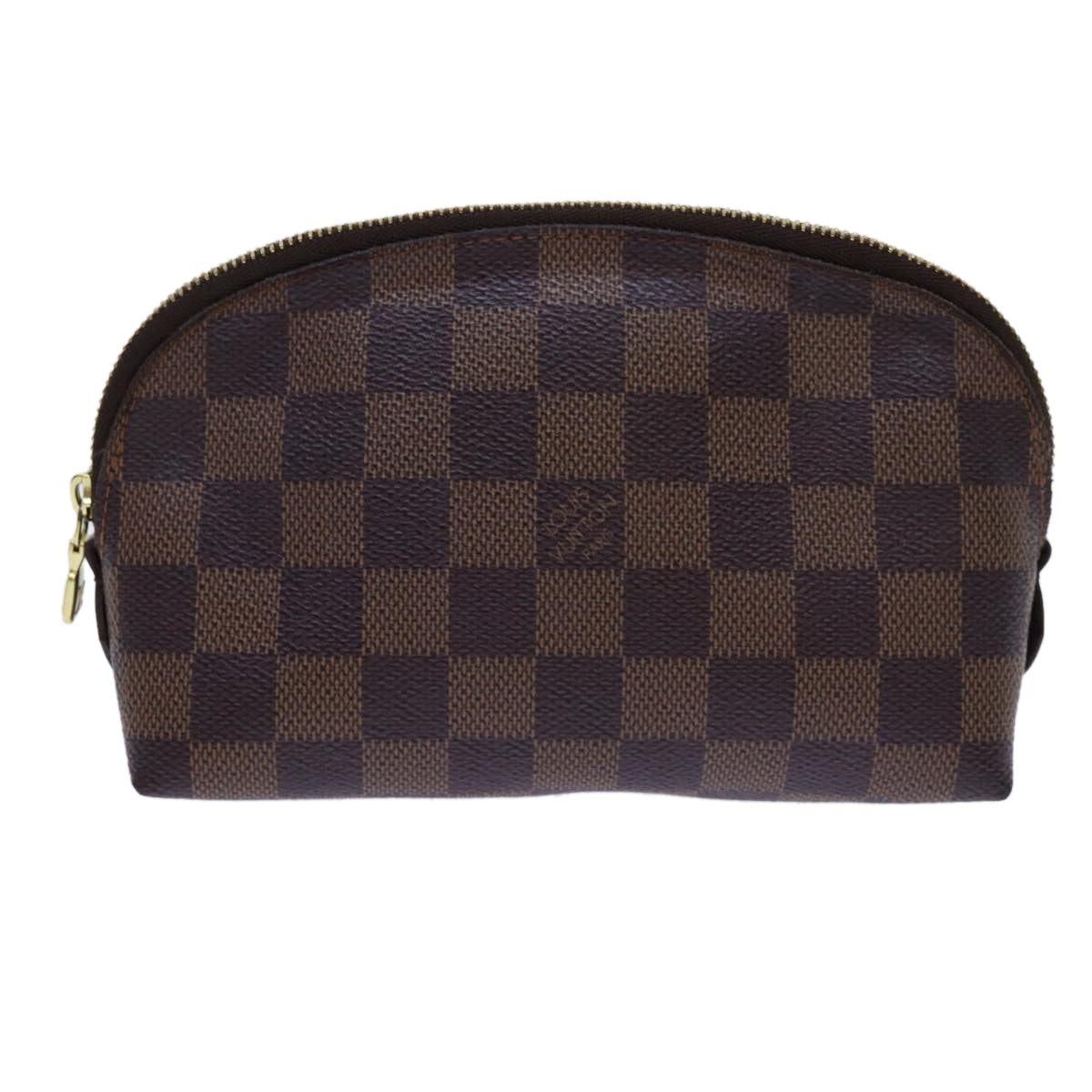 LOUIS VUITTON Damier Ebene Pochette Cosmetic PM Pouch N47516 LV 69835