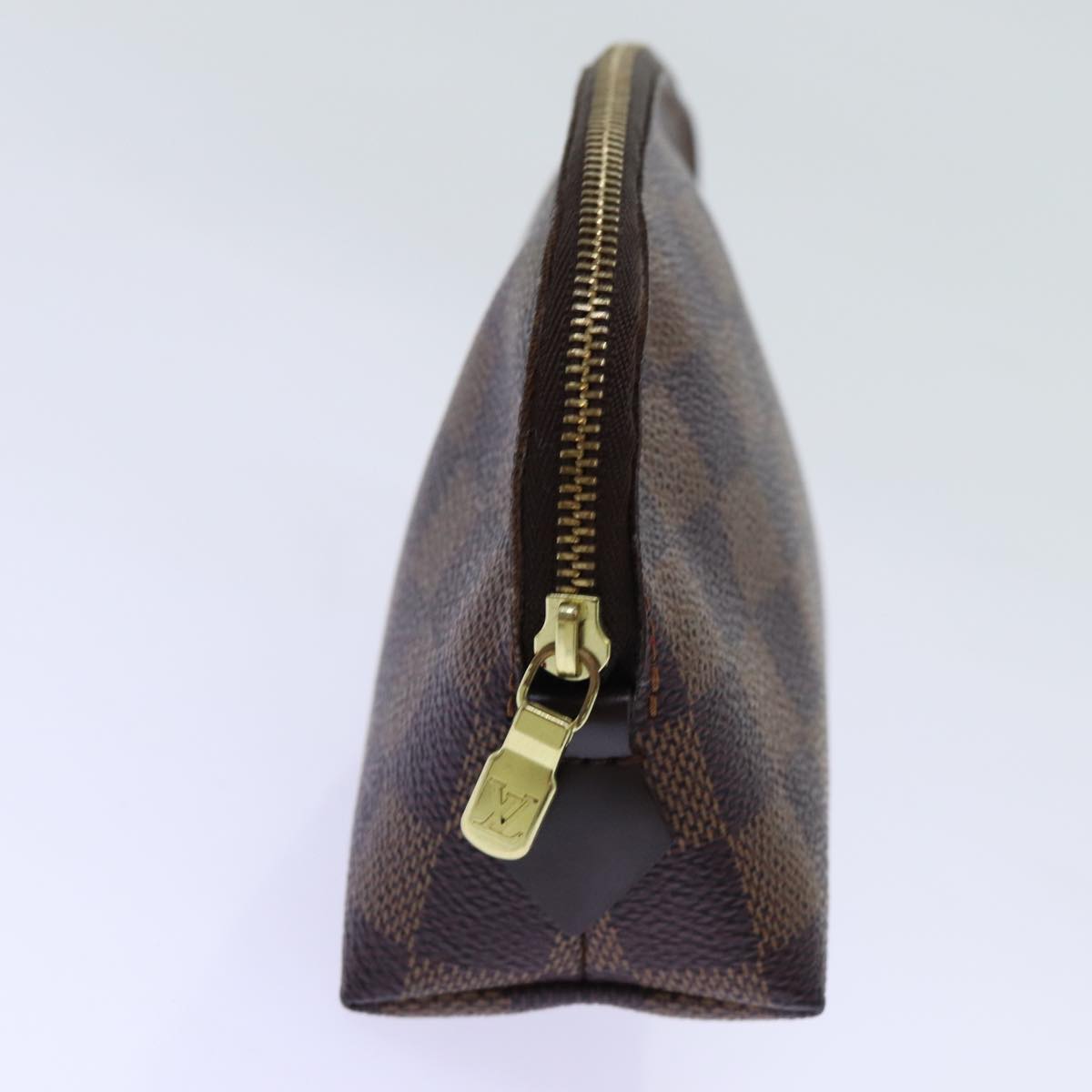 LOUIS VUITTON Damier Ebene Pochette Cosmetic PM Pouch N47516 LV 69835