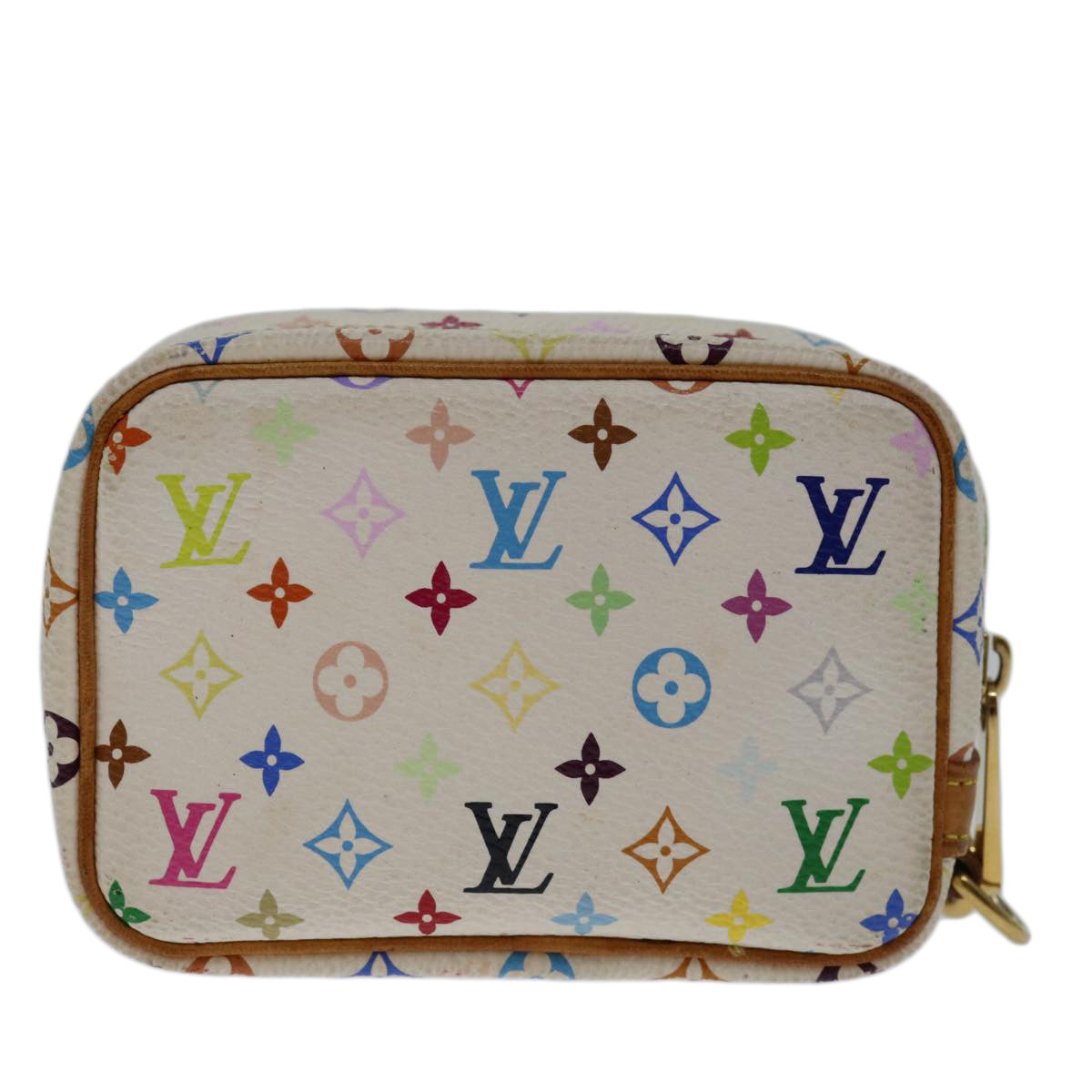 LOUIS VUITTON Monogram Multicolor Trousse Wapity Pouch White M58033 69836