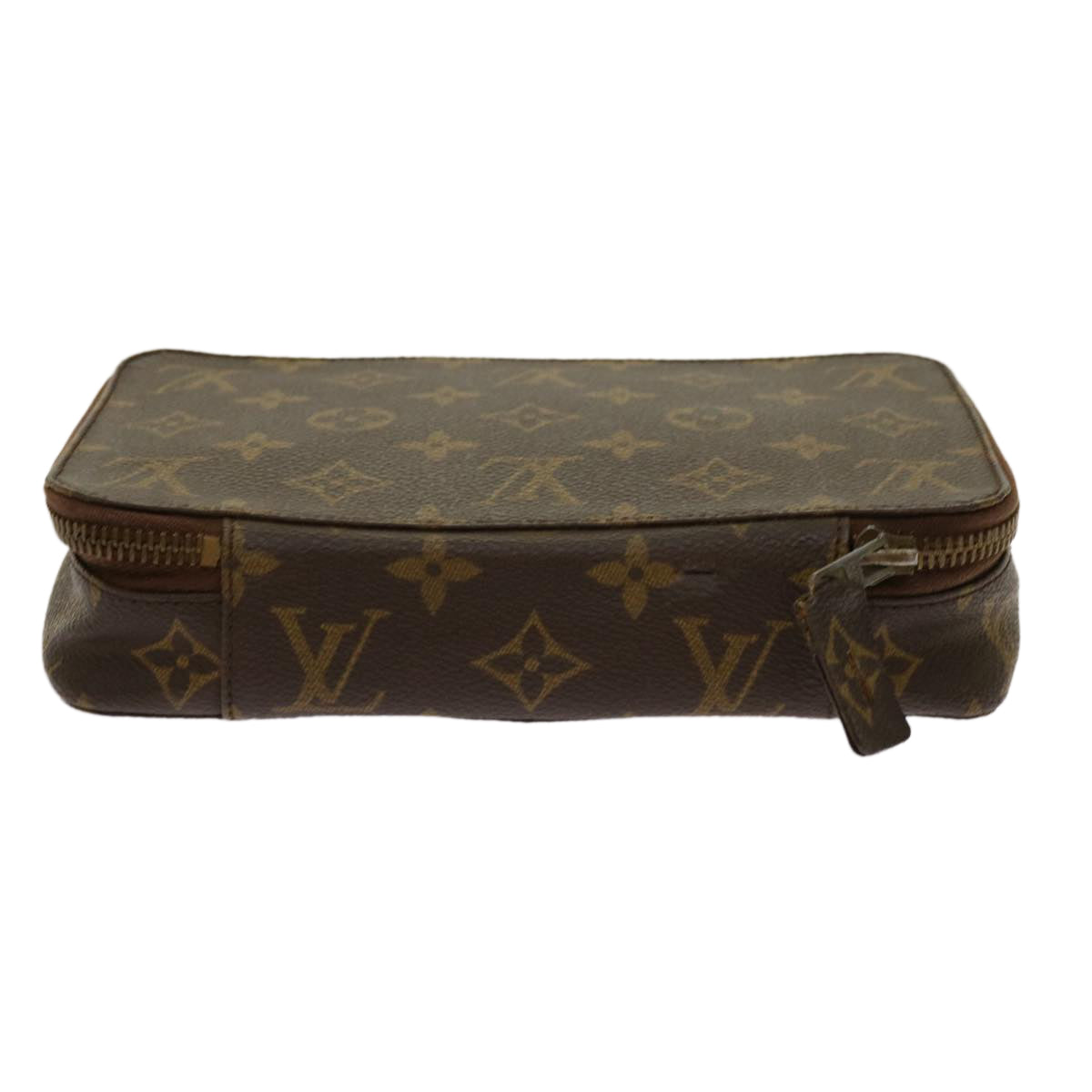 LOUIS VUITTON Monogram Pochette Monte Carlo Jewelry Box M47350 LV 69840