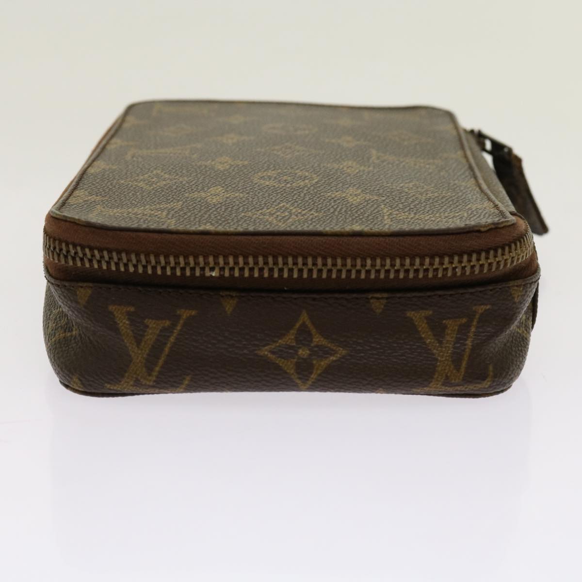 LOUIS VUITTON Monogram Pochette Monte Carlo Jewelry Box M47350 LV 69840