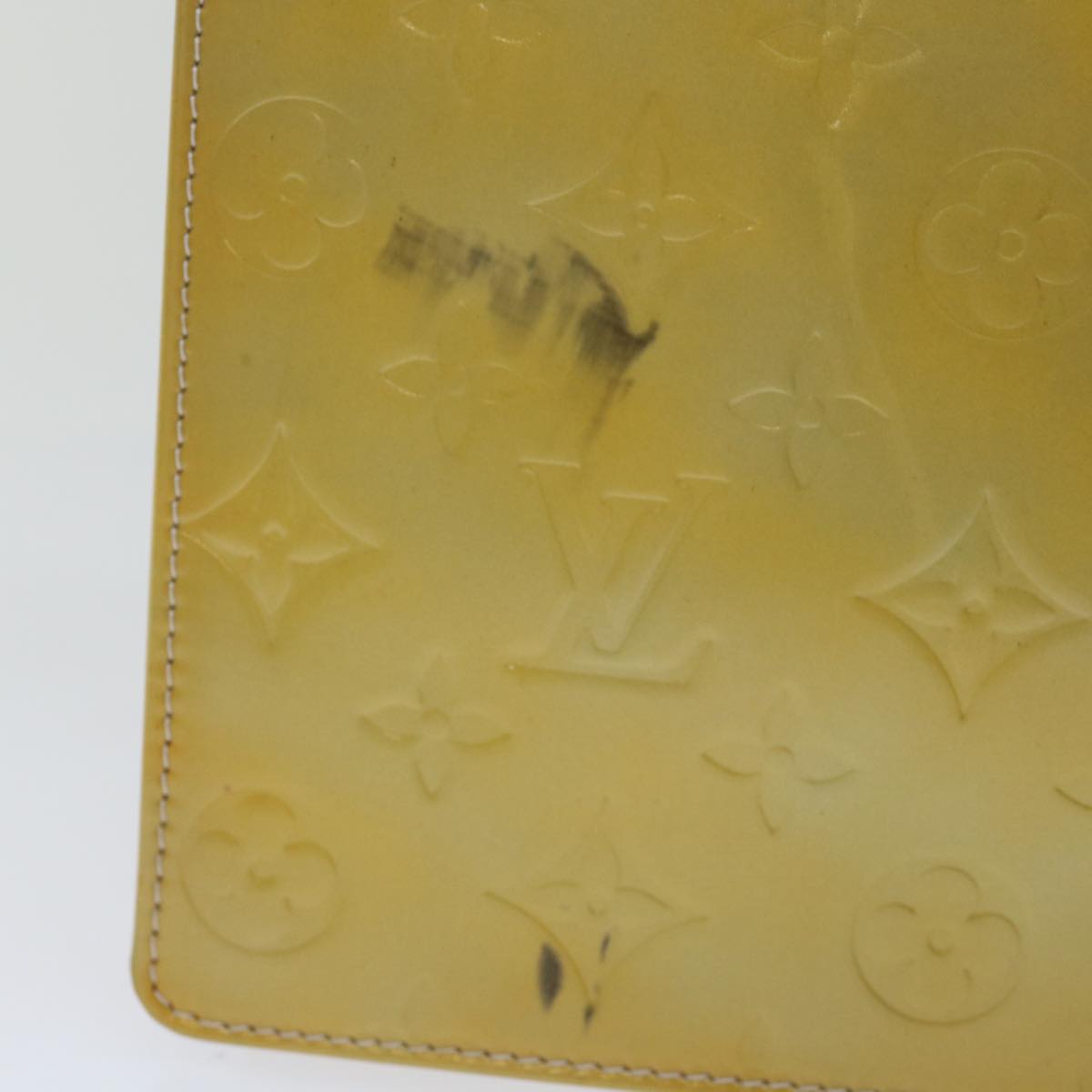 LOUIS VUITTON Monogram Vernis Spring street Hand Bag Gris M91029 LV 69848